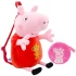 Peppa Anime Plush Backpack And Coin Purse
