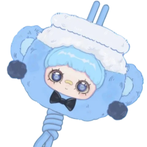 Maymei Horoscope Stories Series Aquarius Plush Keychain