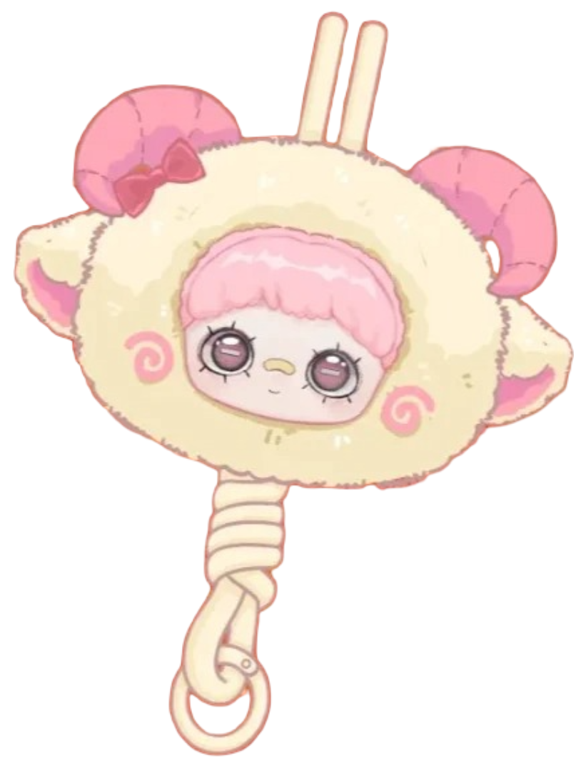 Maymei Horoscope Stories Series Aries Plush Keychain Maymei Horoscope Stories Series Aries Plush Keychain