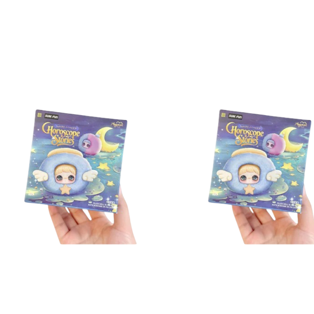 2Pcs Maymei Horoscope Stories Series Plush Keychain With Blind Box