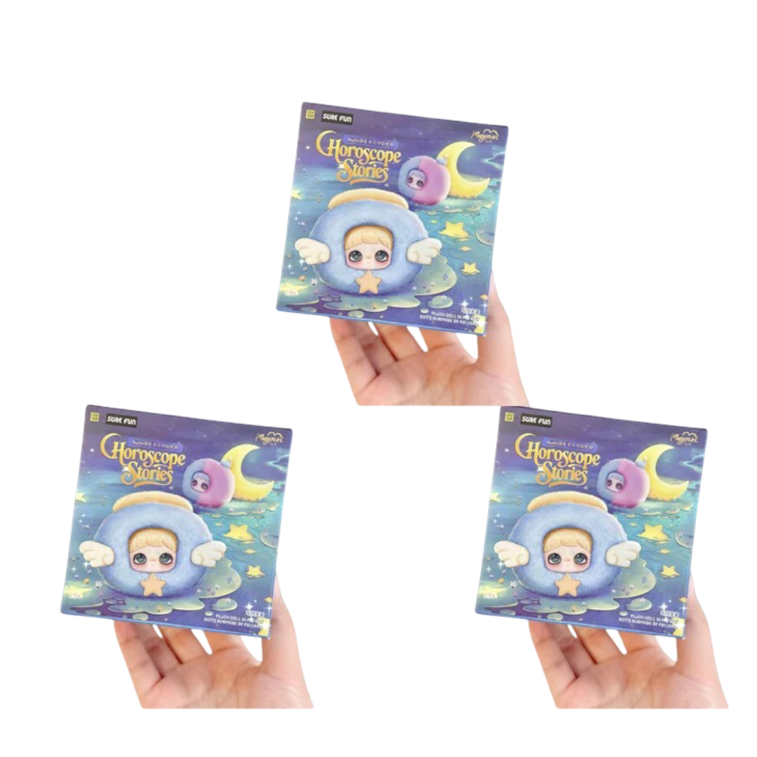 3Pcs Maymei Horoscope Stories Series Plush Keychain With Blind Box 3Pcs Maymei Horoscope Stories Series Plush Keychain With Blind Box