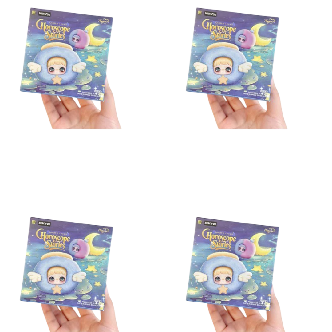 4Pcs Maymei Horoscope Stories Series Plush Keychain With Blind Box 4Pcs Maymei Horoscope Stories Series Plush Keychain With Blind Box