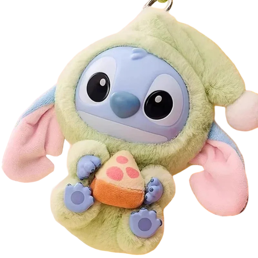 Stitch Eat Something Before Sleep Series Have Another Meal Plush Keychain Stitch Eat Something Before Sleep Series Have Another Meal Plush Keychain