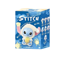 1Pcs Stitch Eat Something Before Sleep Series Plush Keychain With Blind Box