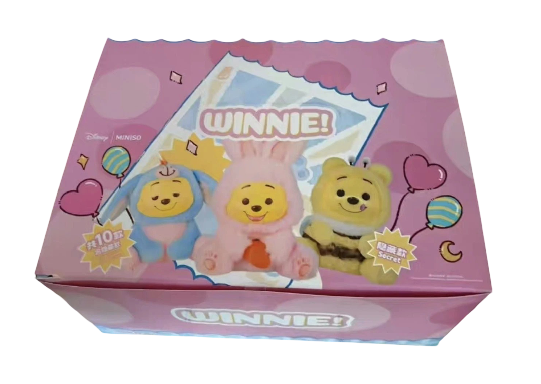 6Pcs Winnie The Pooh Bear Naughty Party Series Toy Blind Box 6Pcs Winnie The Pooh Bear Naughty Party Series Toy Blind Box