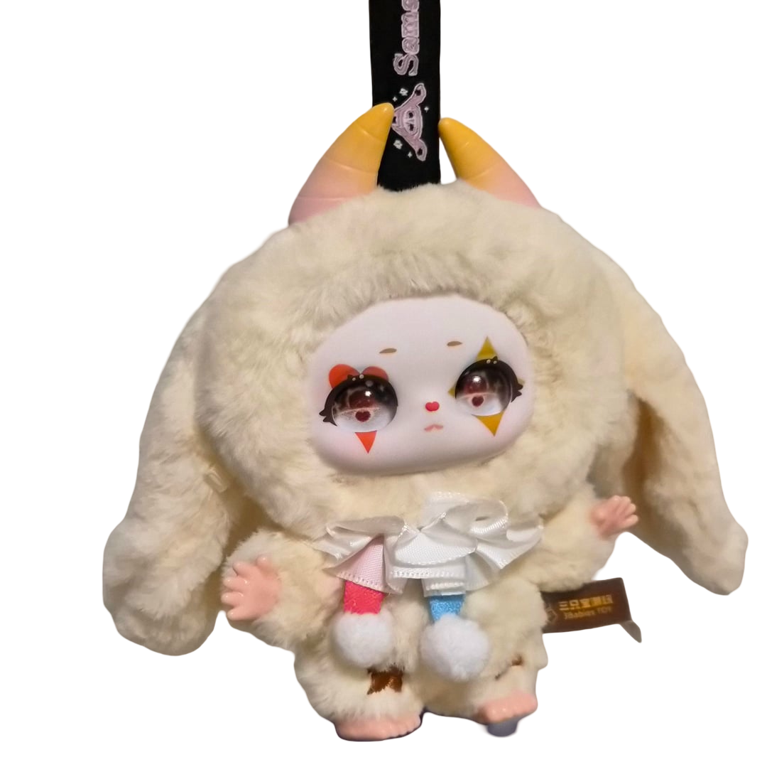 Samael V2 Dream Of Paradise Series The Clown King Of Paradise Plush Keychain Samael V2 Dream Of Paradise Series The Clown King Of Paradise Plush Keychain
