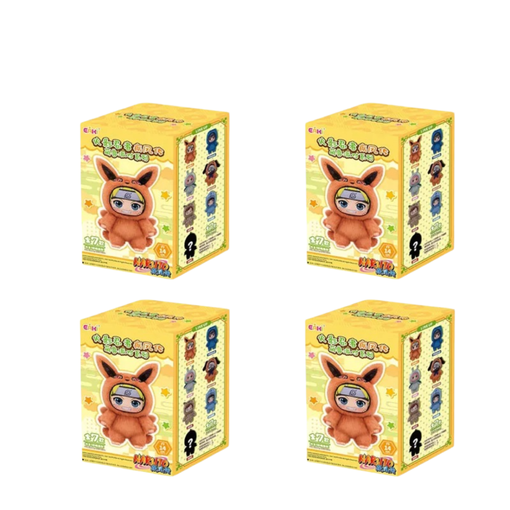 4Pcs Anime Naruto Beast Party Plush Toy With Blind Box 4Pcs Anime Naruto Beast Party Plush Toy With Blind Box