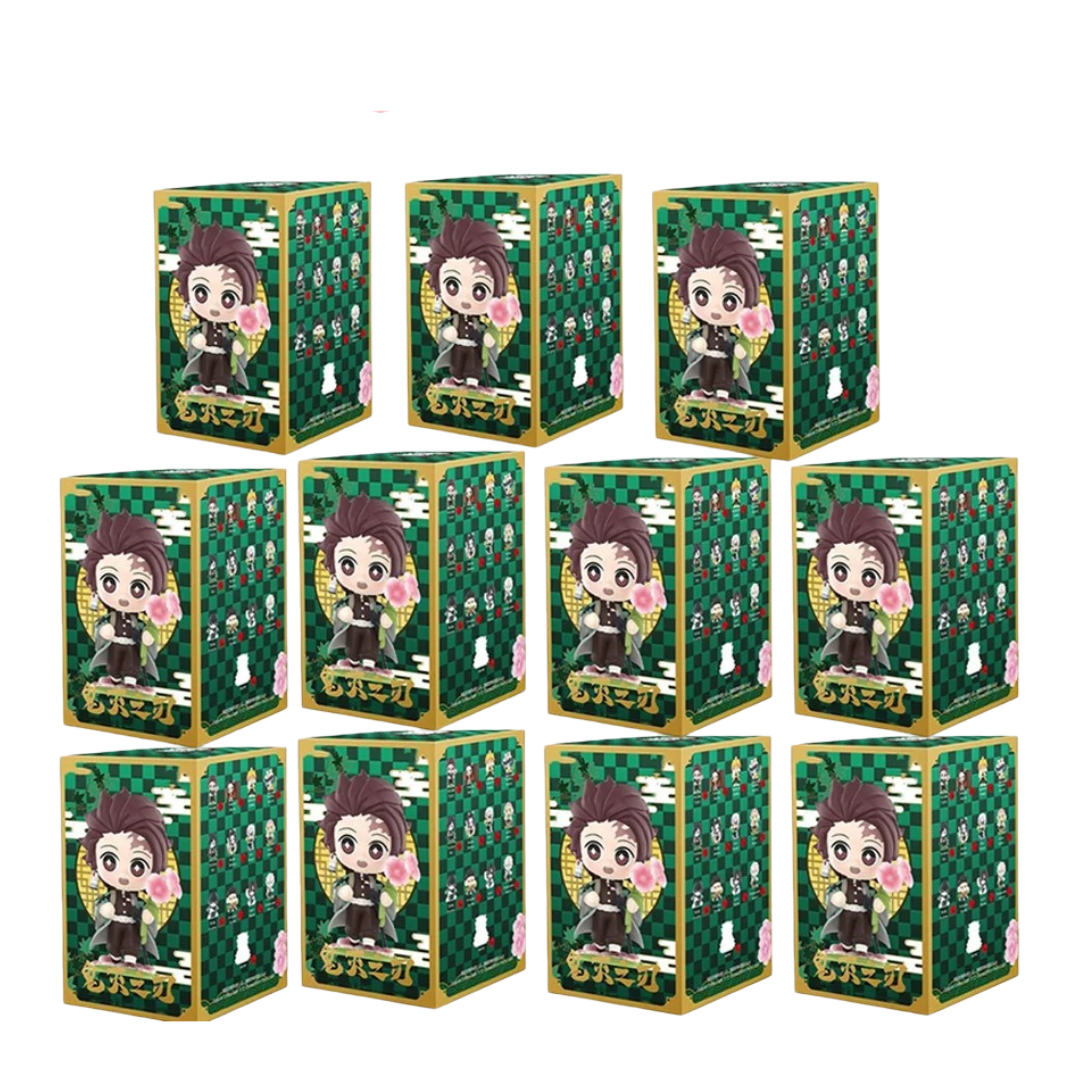 11Pcs Anime Demon Slayer Toy With Blind Box 11Pcs Anime Demon Slayer Toy With Blind Box