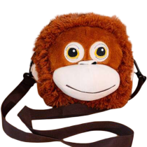 Chimpanzees Soft Plush Crossbody Bag