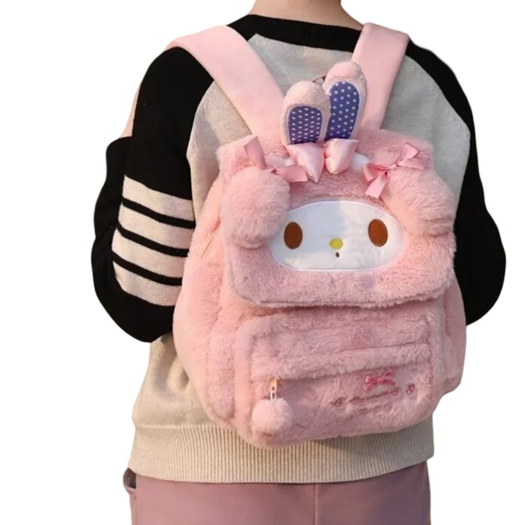 Sanrio My Melody Plush Portable Backpack Sanrio My Melody Plush Portable Backpack