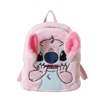 Cartoon Lilo And Stitch Angel Plush Backpack