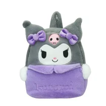 Cartoon Sanrio Kuromi Soft Plush Schoolbag