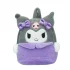 Cartoon Sanrio Kuromi Soft Plush Schoolbag