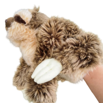 Realistic Sloth Plush Hand Puppet