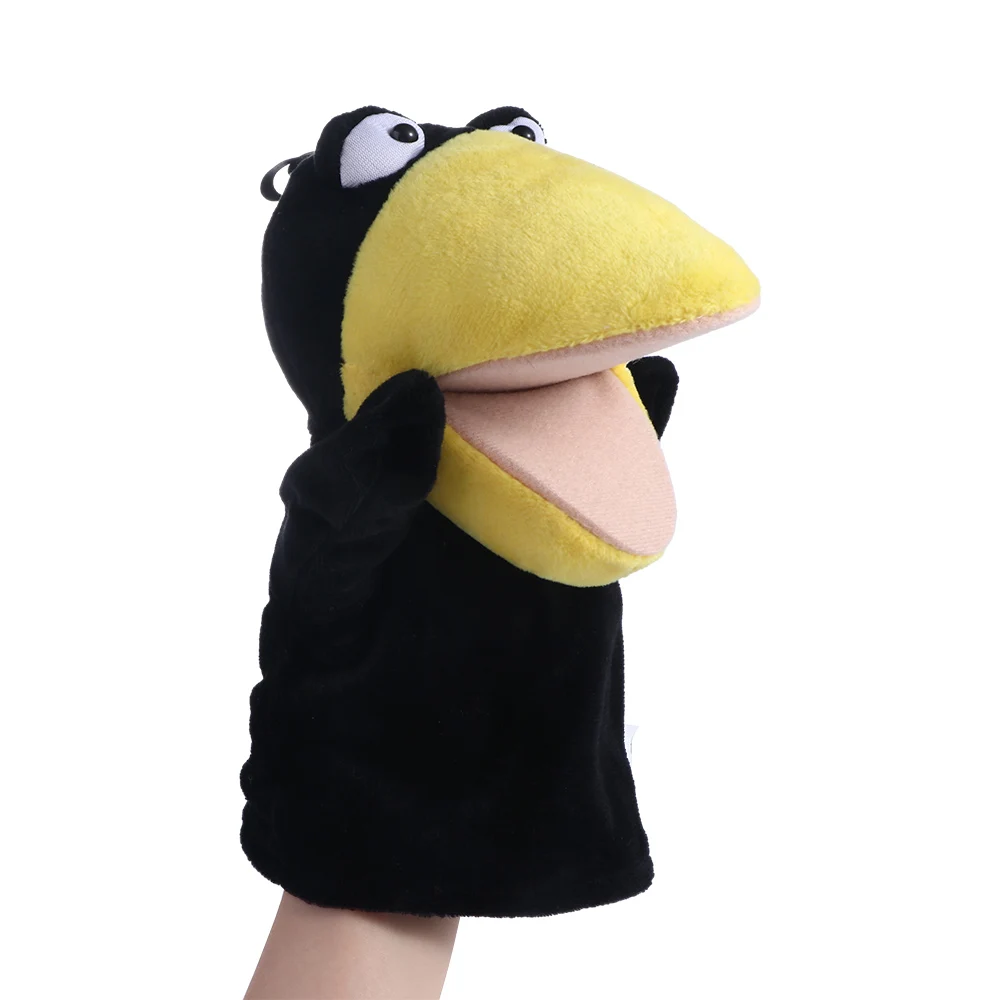 Crow Plush Stuffed Toy Puppet Crow Plush Stuffed Toy Puppet