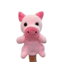 Animal Pig Soft Plush Toy Hand Finger Puppet