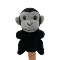 Animal Chimpanzee Soft Plush Toy Hand Finger Puppet