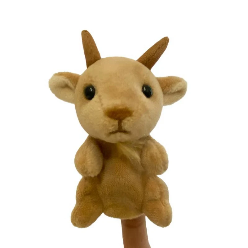 Animal Goat Soft Plush Toy Hand Finger Puppet