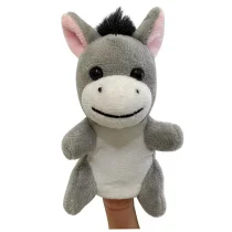 Animal Donkey Soft Plush Toy Hand Finger Puppet