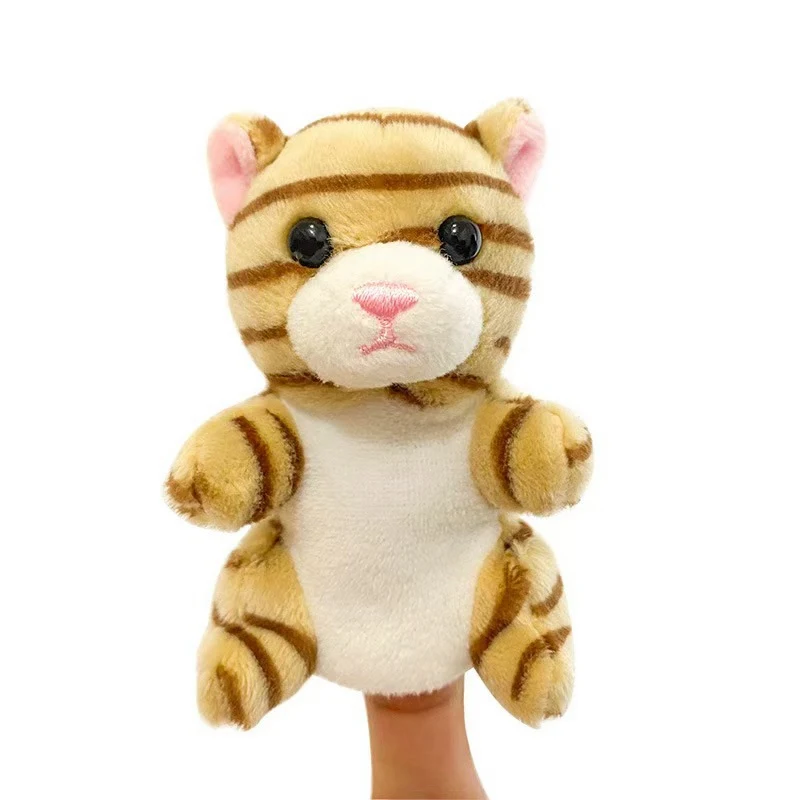 Animal Cat Soft Plush Toy Hand Finger Puppet Animal Cat Soft Plush Toy Hand Finger Puppet