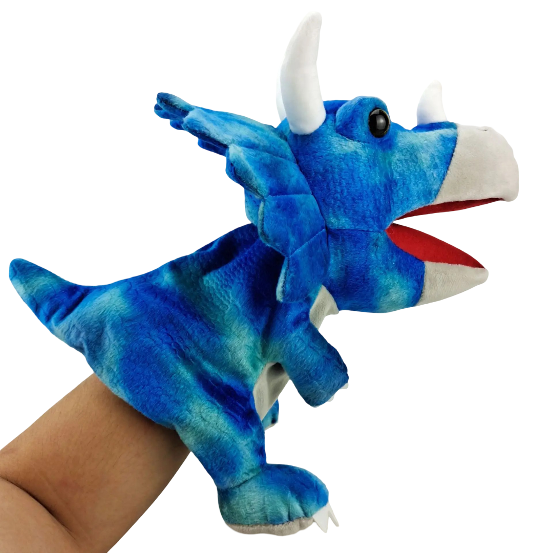 Triceratops Hand Puppet Plush Toy Triceratops Hand Puppet Plush Toy