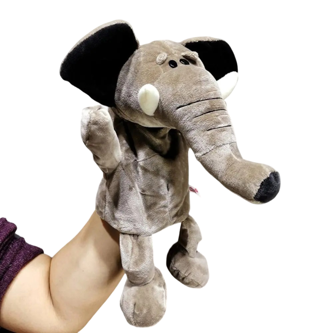 Elephant Hand Puppet Soft Plush Toy 