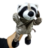 Raccoon Hand Puppet Plush Toy