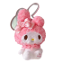 Sanrio Cartoon My Melody Plush Stuffed Keychain