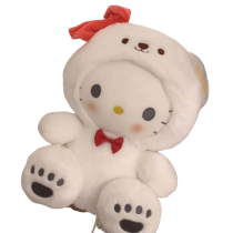 Hello Kitty Sanrio Turn Into Bear Plush Toy