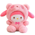 Cartoon Sanrio My Melody Turn Into Panda Plush Toy