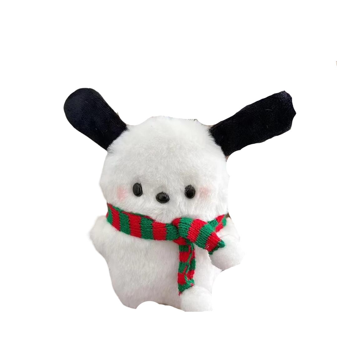 Christmas Pochacco Plush Keychain