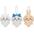 3Pcs Cartoon Chiikawa Plush Keychain