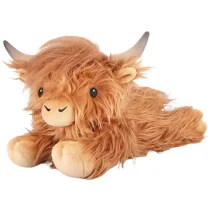 16cm Lying Highland Cow Plush Toy
