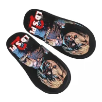 Memory Foam Horror Chucky Plush Slippers