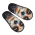 Halloween Memory Foam Skull Plush Slippers