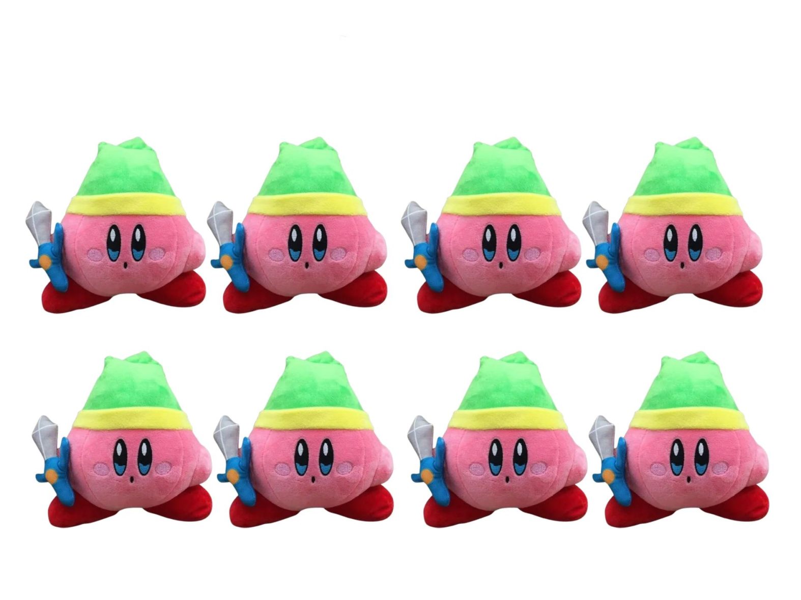 8Pcs Sword Kirby Plush Toy
