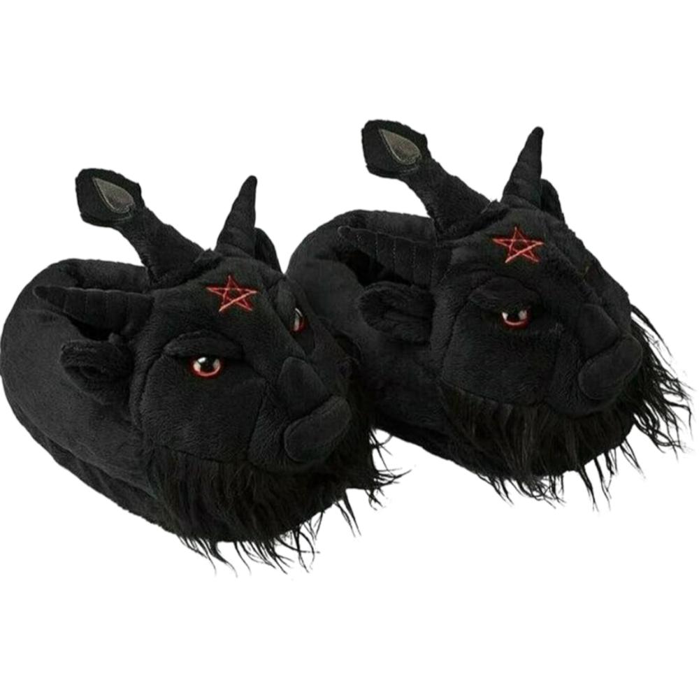 Halloween Diablo Ghost Plush Slippers