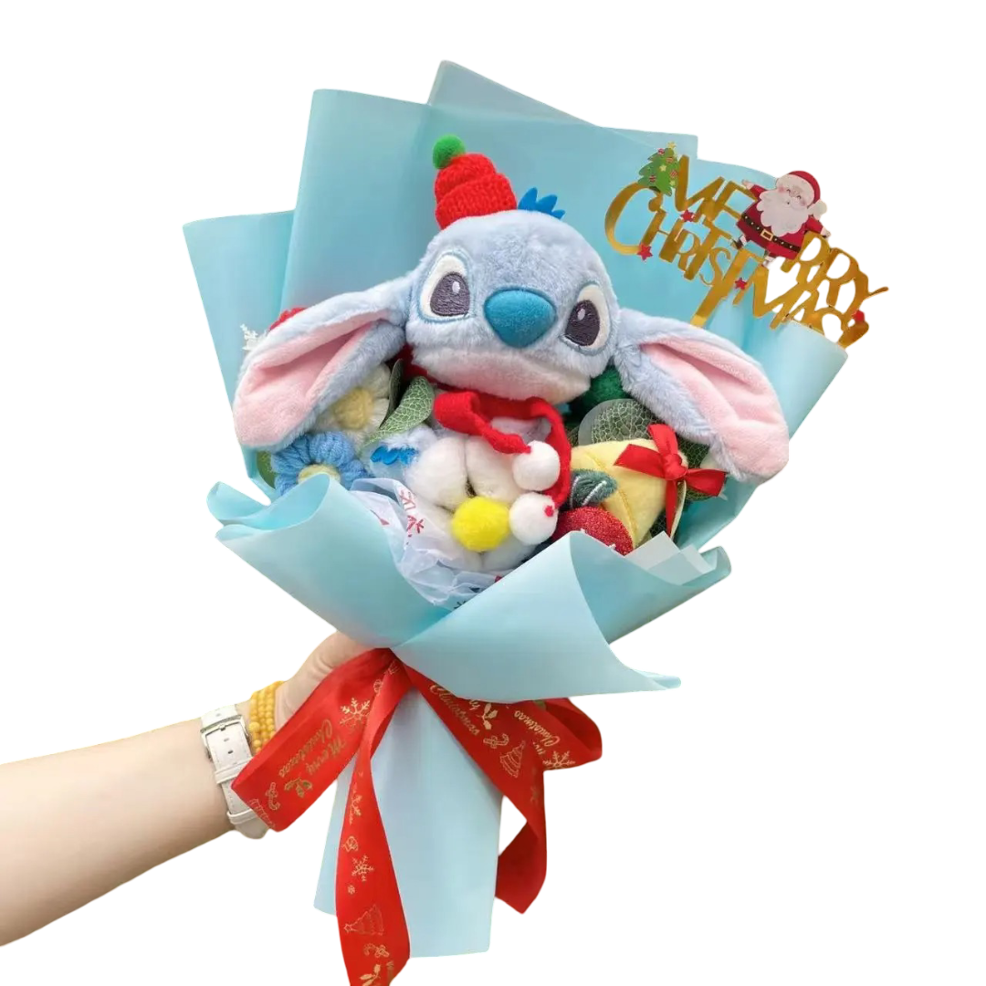 Christmas Stitch Plush Bouquet