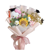 Hello Kitty Anime Graduation Plush Bouquet