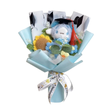 Anime Cinnamoroll Graduation Soft Plush Bouquet