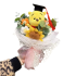 Winnie-The-Pooh Graduation Soft Plush Bouquet