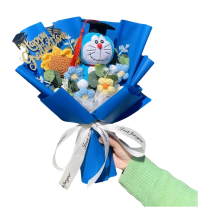 Anime Doraemon Graduation Plush Bouquet