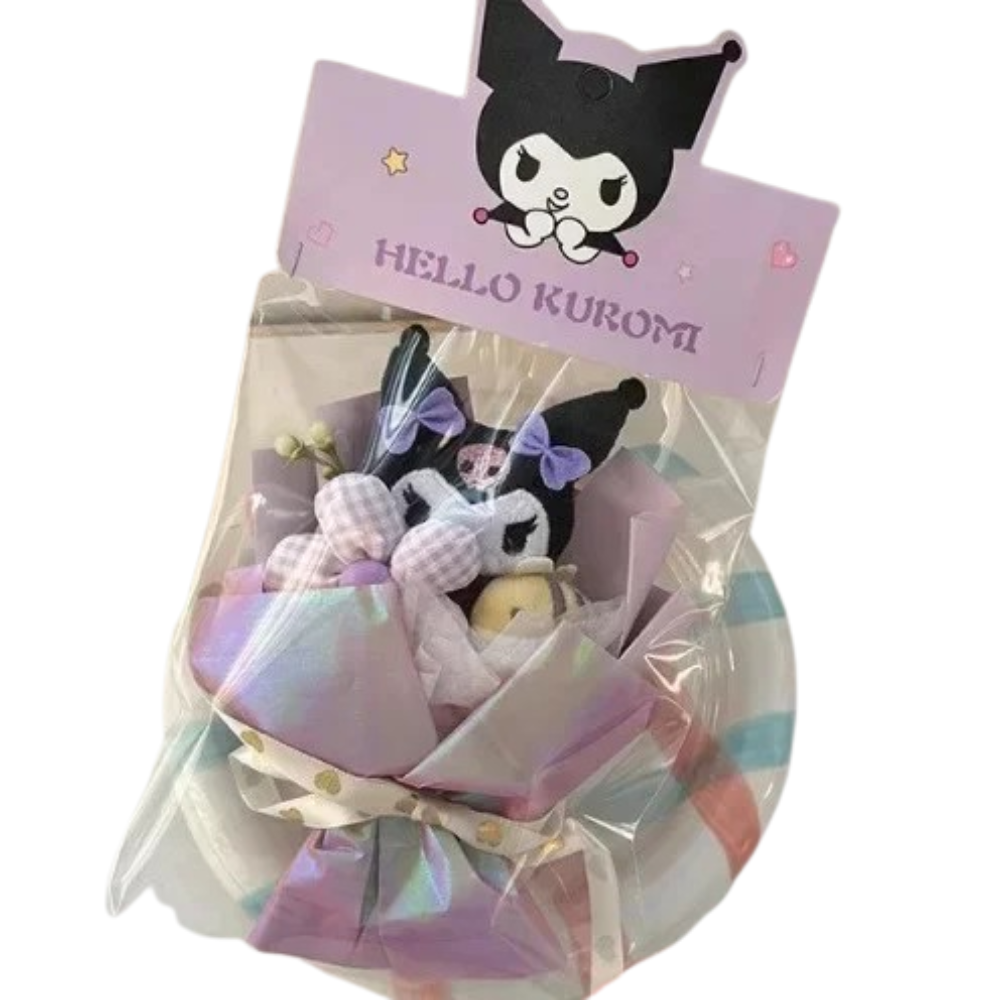 30cm Kuromi Sanrio Plush Bouquet