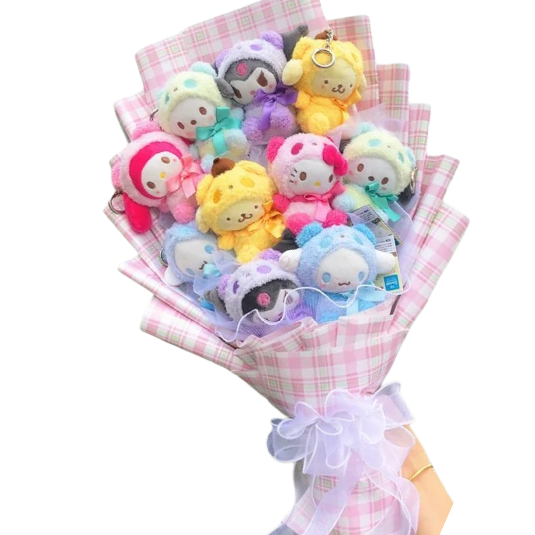 Sanrio Character Turn Into Panda Plush Bouquet Sanrio Character Turn Into Panda Plush Bouquet