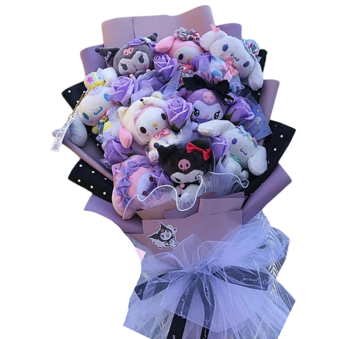 Sanrio Character Flower Plush Bouquet