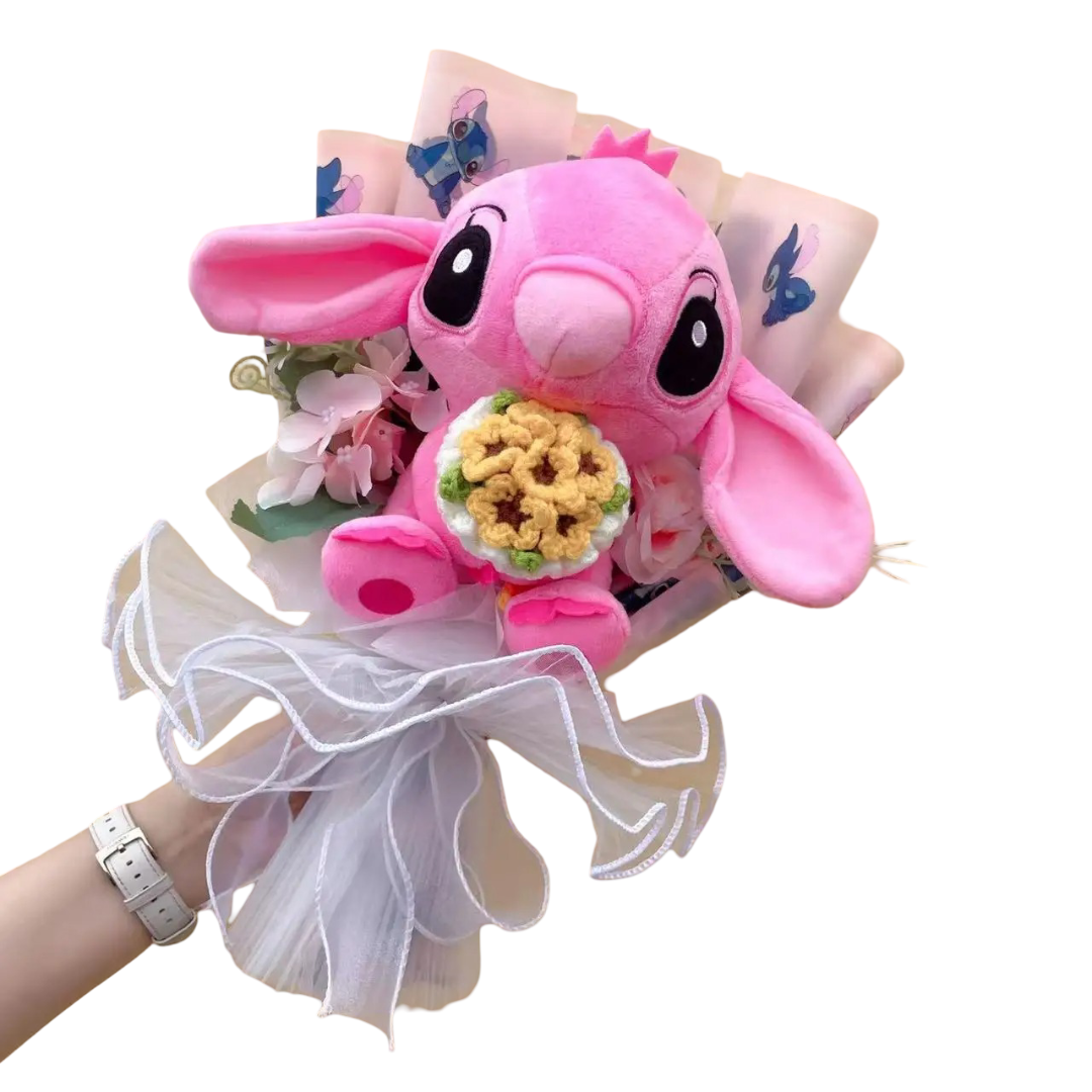 Angel With Flower Soft Plush Bouquet Angel With Flower Soft Plush Bouquet