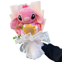 Angel With Flower Stuffed Plush Bouquet
