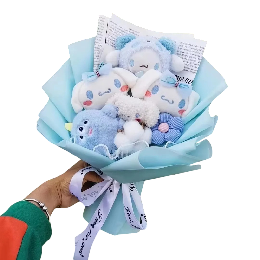 Sanrio Cartoon Cinnamoroll Soft Plush Bouquet