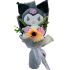 Sanrio Cartoon Kuromi Soft Plush Bouquet