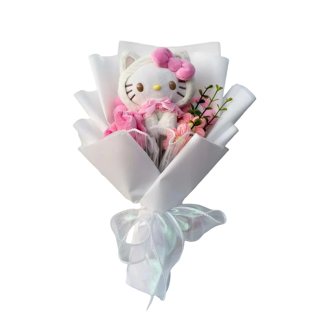 35cm Sanrio Hello Kitty Cartoon Plush Bouquet 35cm Sanrio Hello Kitty Cartoon Plush Bouquet